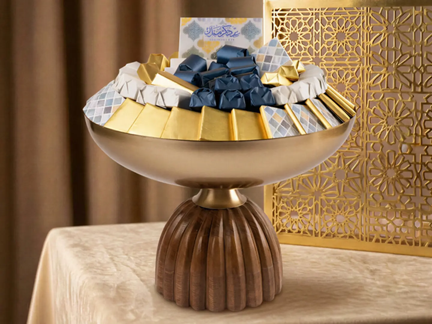 صينية شوكولا المنيوم للعيد