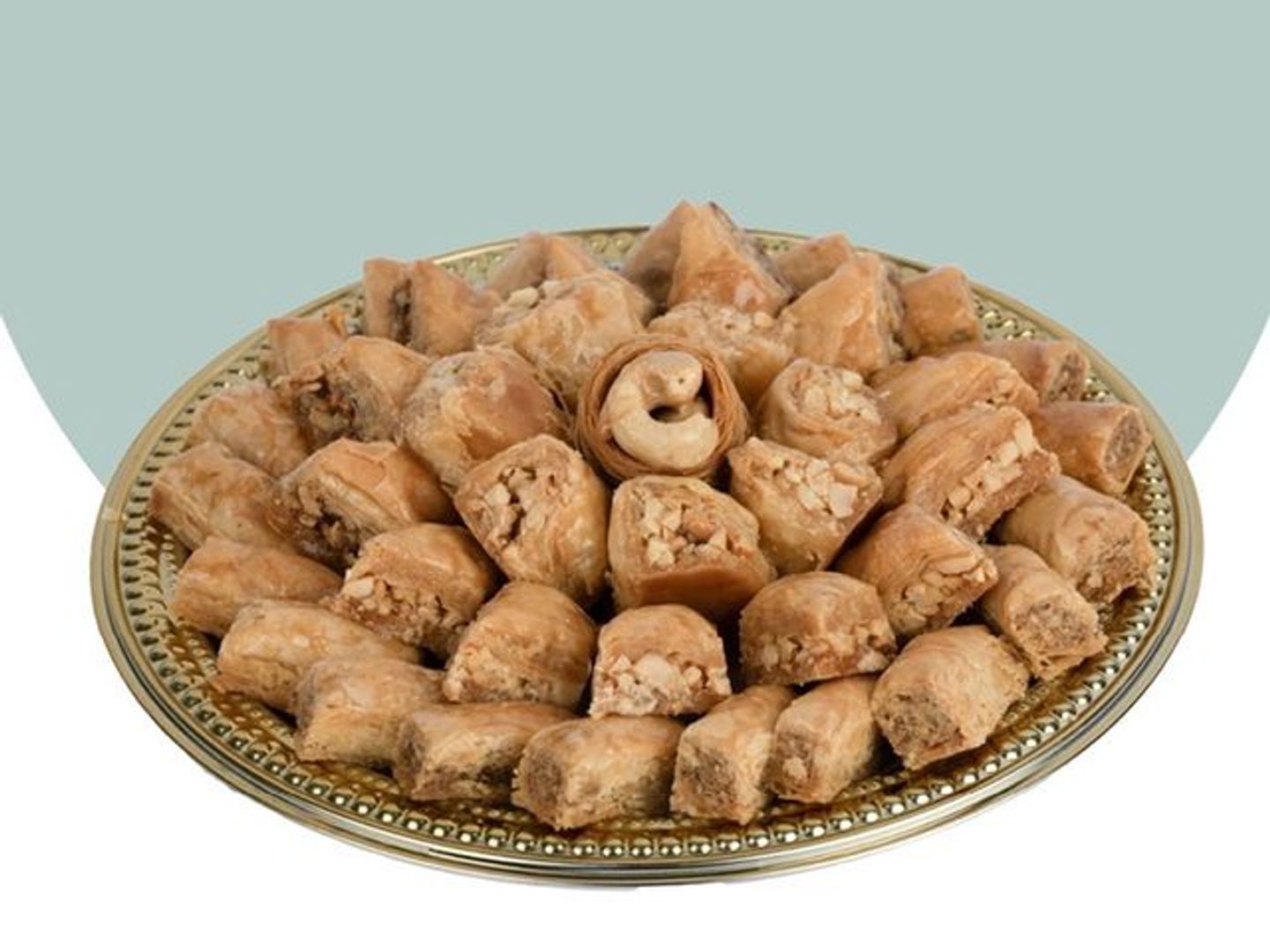 Small Mixed Baklava Plate   Without Pistachios