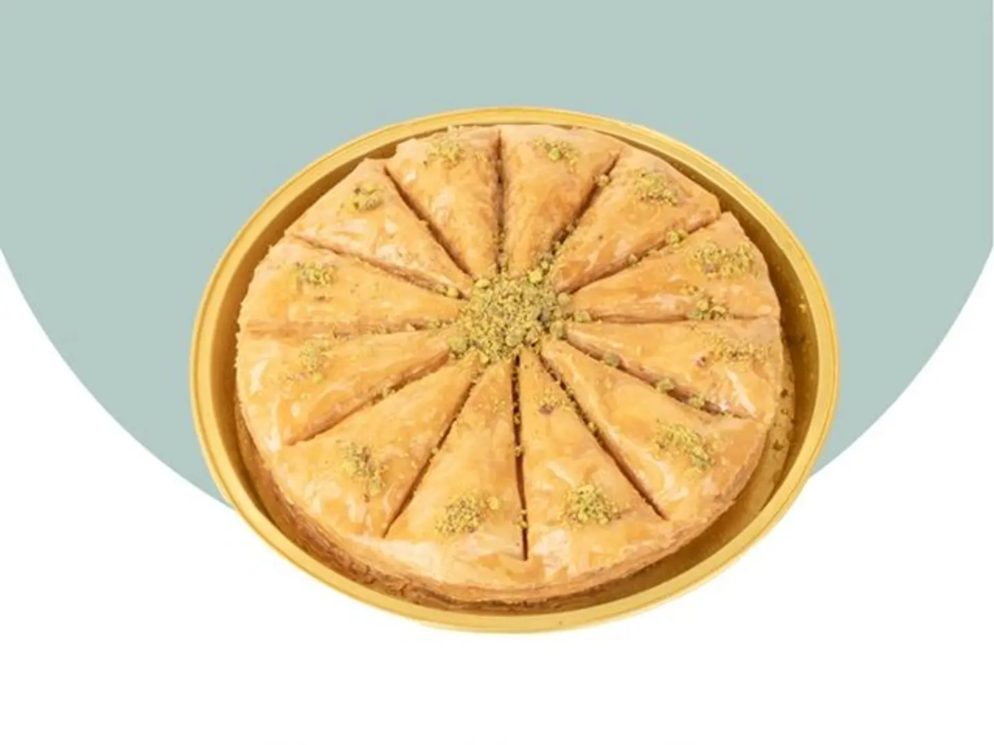 نهش بالقشة صحن وسط