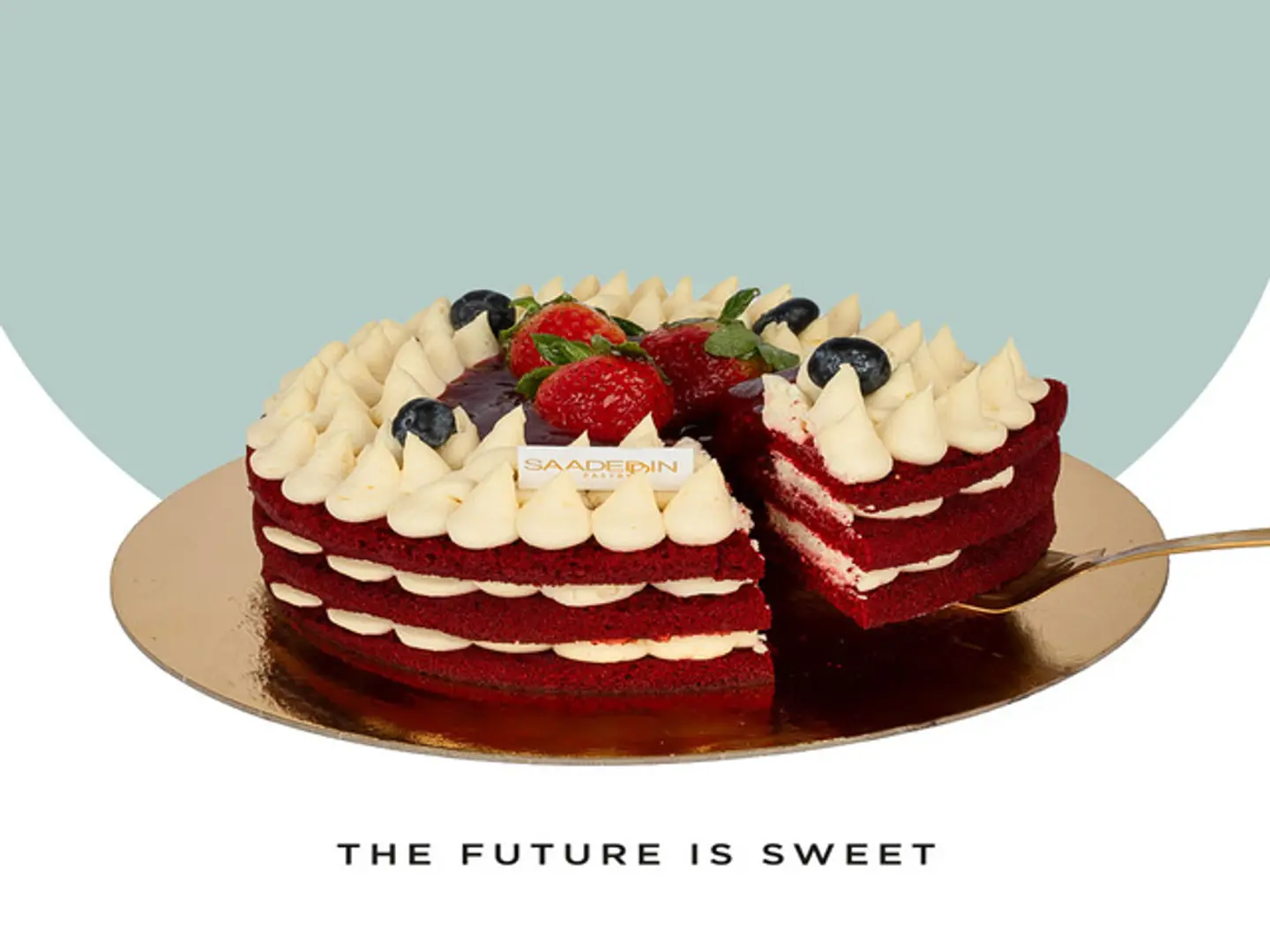 Red Forest Fruit Cake
