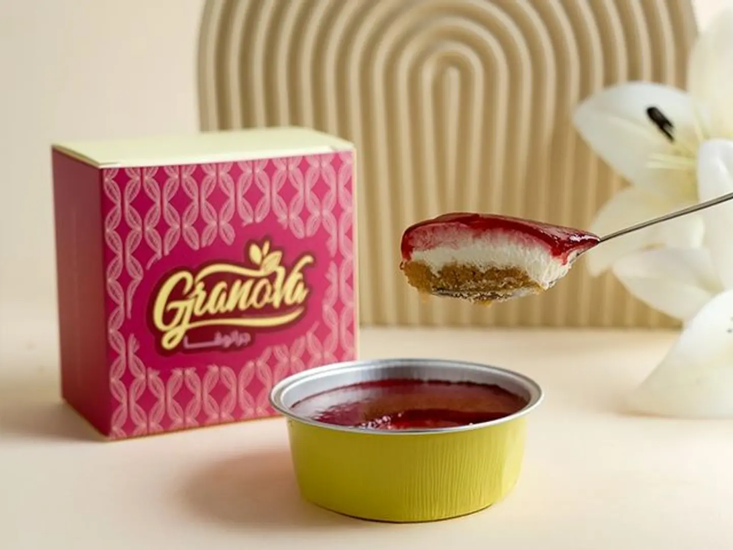 Delight Strawberry Cheese Cake