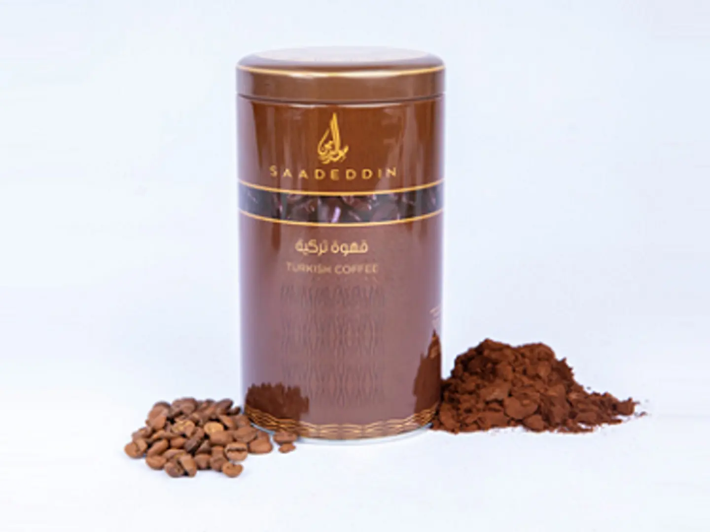 علب قهوة تركي بدون هيل