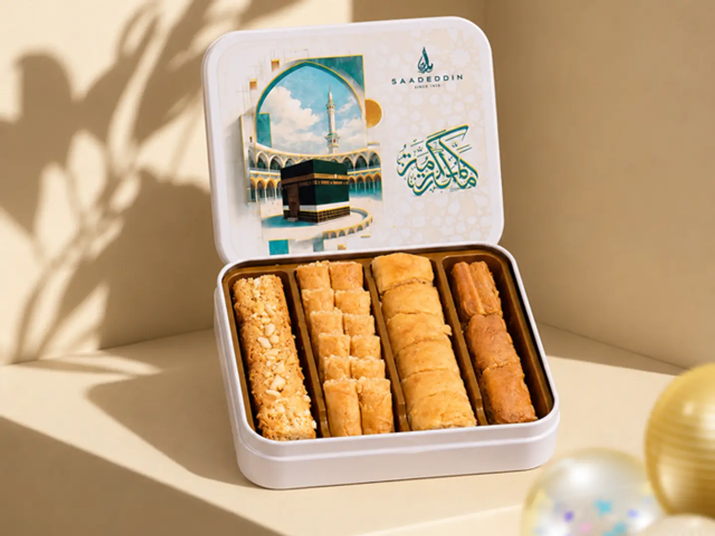 Mini Baklava Tin Box (Makkah)