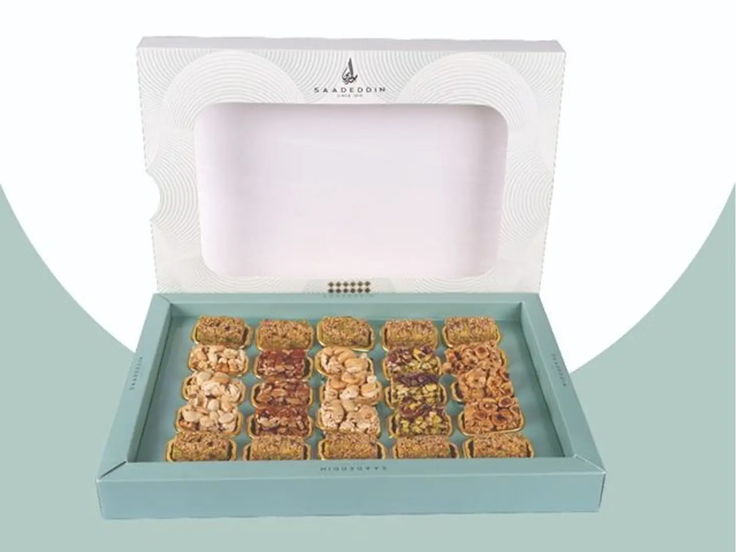 Large Arabic Nuts Box