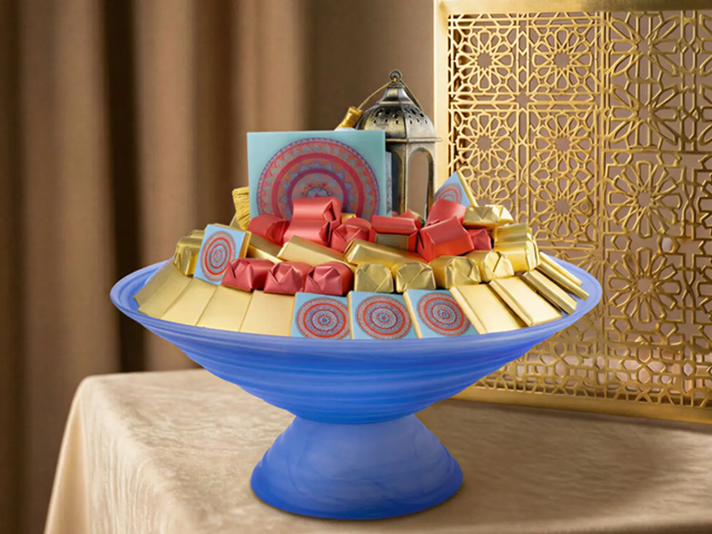 صينية شوكولا ذهبي رمضانيه