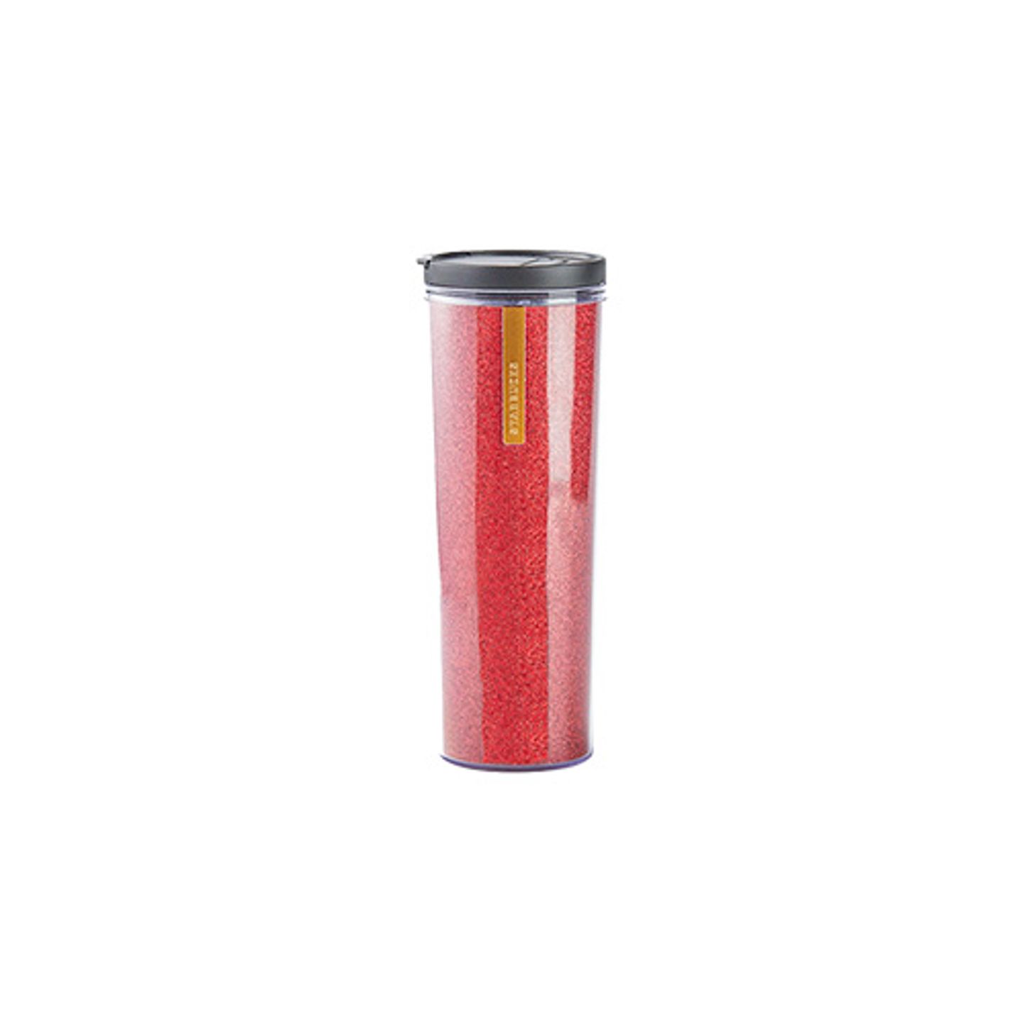 Tumbler 16 Oz Badge Glitter Red