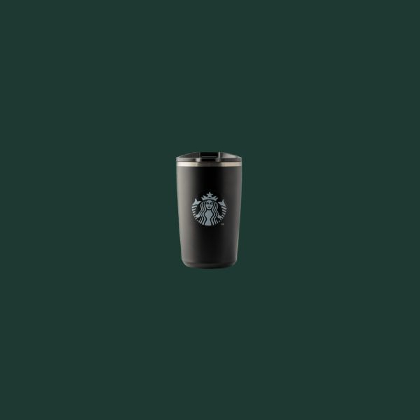 Tumbler 12 Oz Stainless Steel Robi Black
