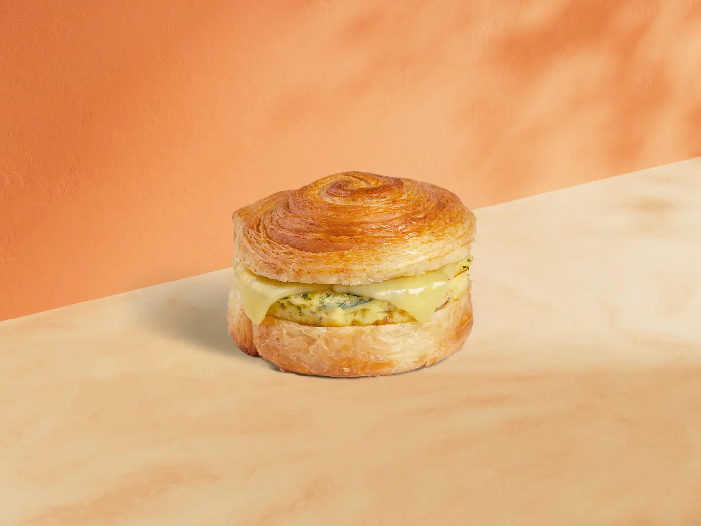 Egg, Turkey & Cheese Croissant Roll