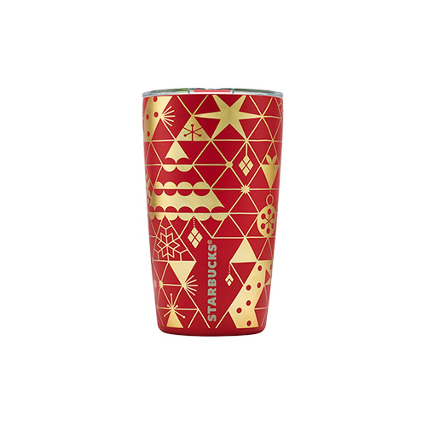 Tumbler 12 Oz Etoile Red Gold