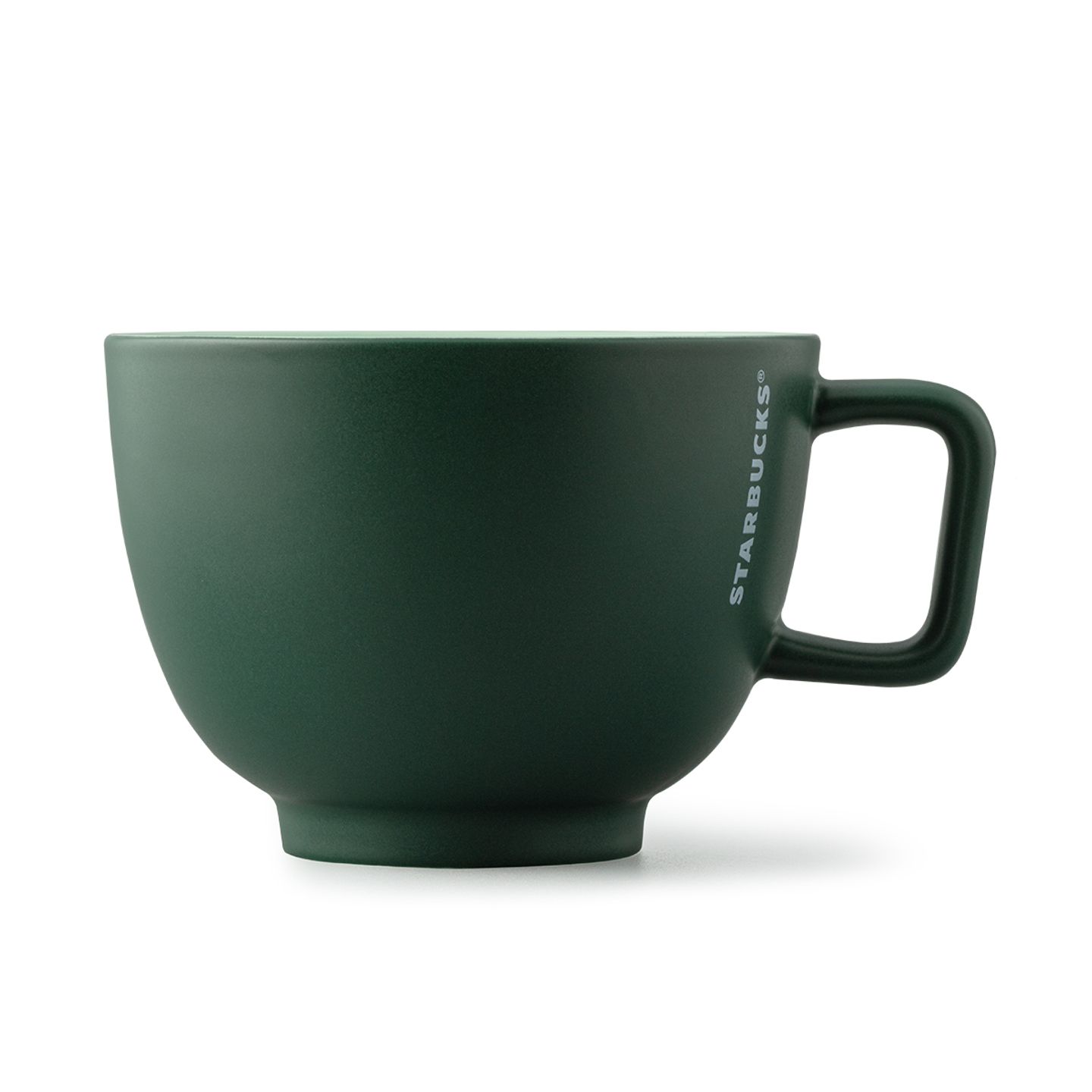 Mug 16 Oz Latte Dark Green