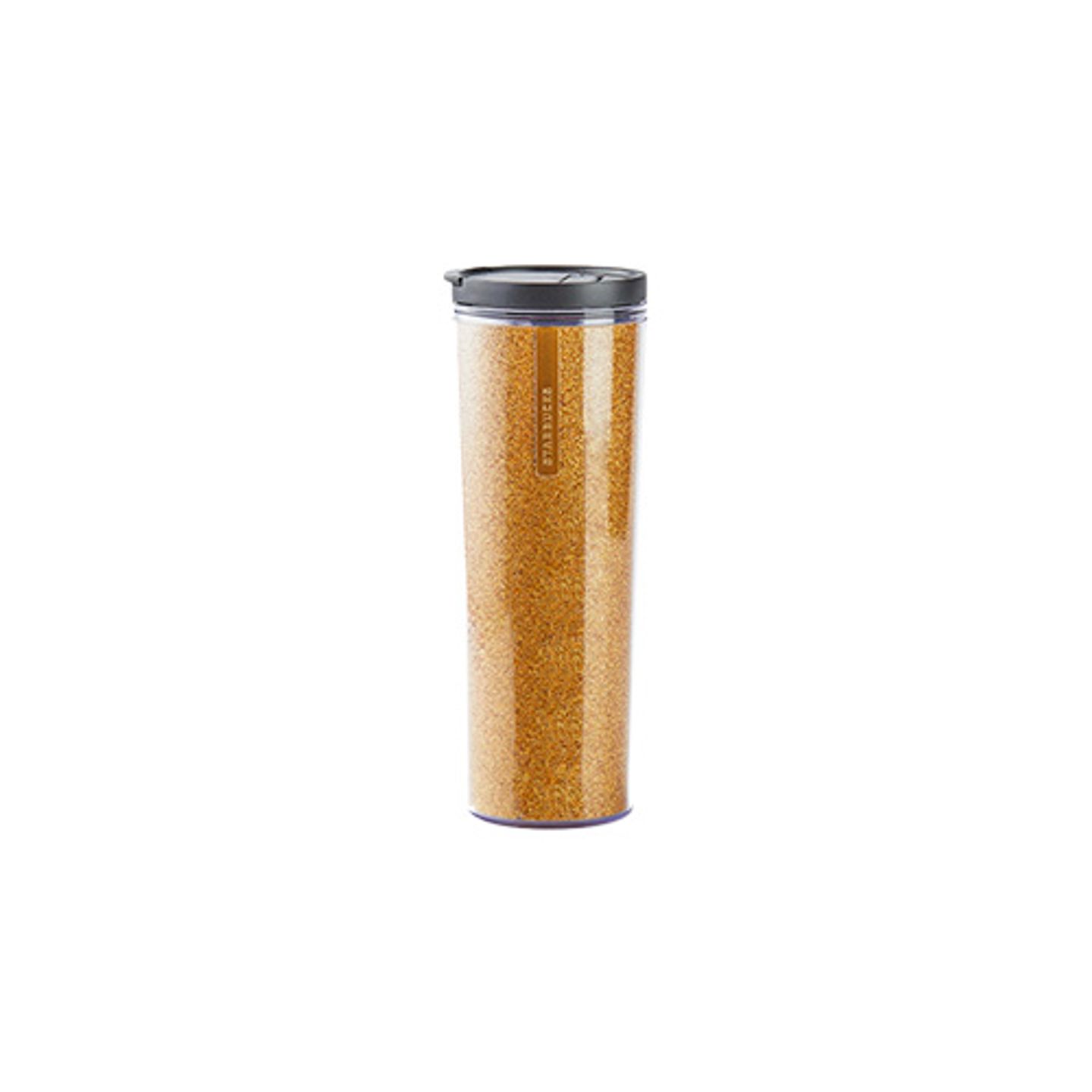 Tumbler 16 Oz Badge Glitter Gold