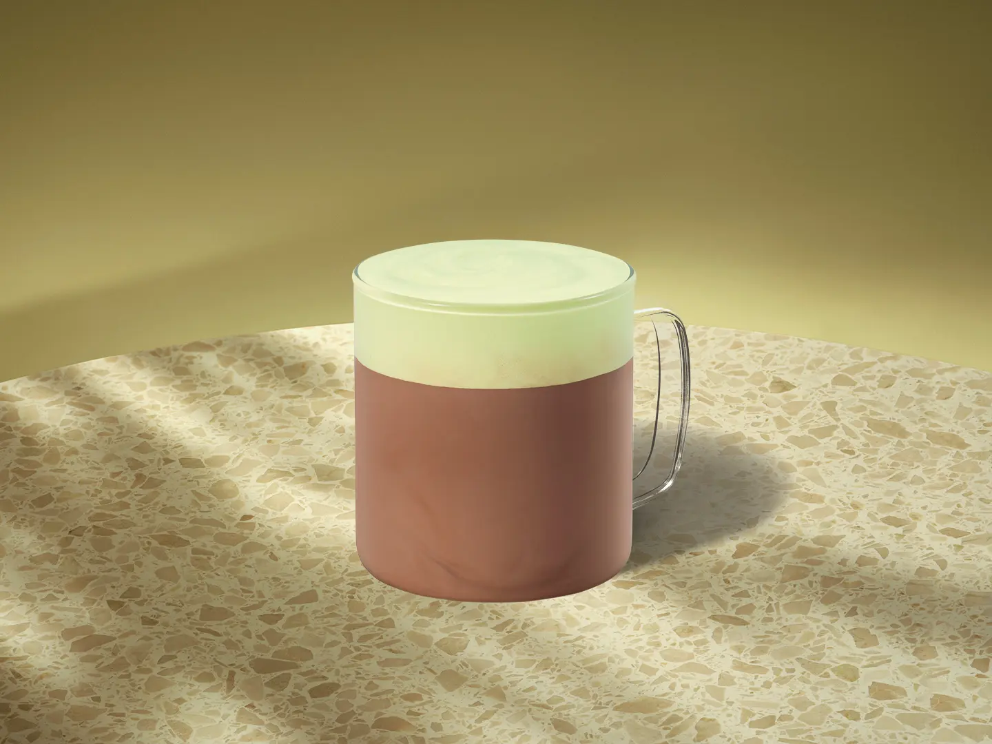 شوكولاتة ساخنة بيستاشيو