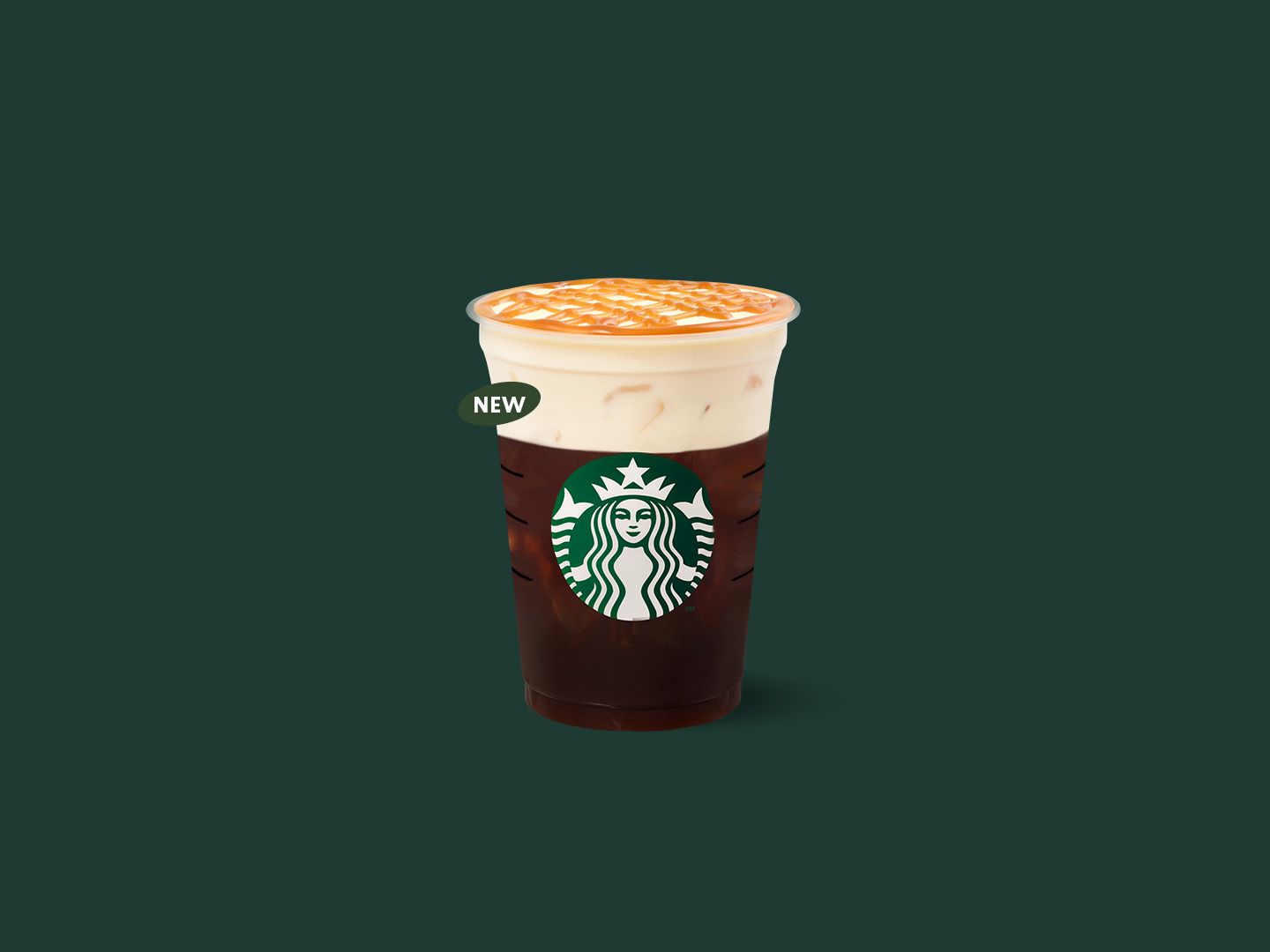Caramel Cream Iced Americano