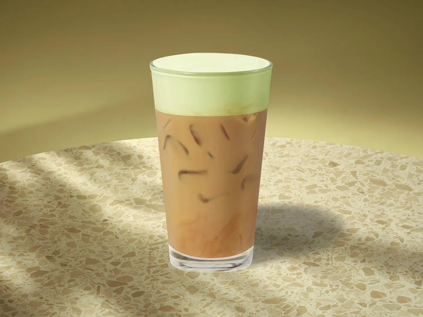 بيستاشيو لاتيه مثلج