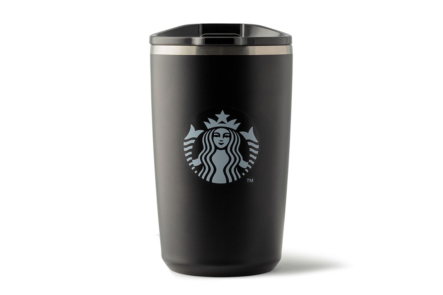 Tumbler 12 Oz Stainless Steel Robi Black