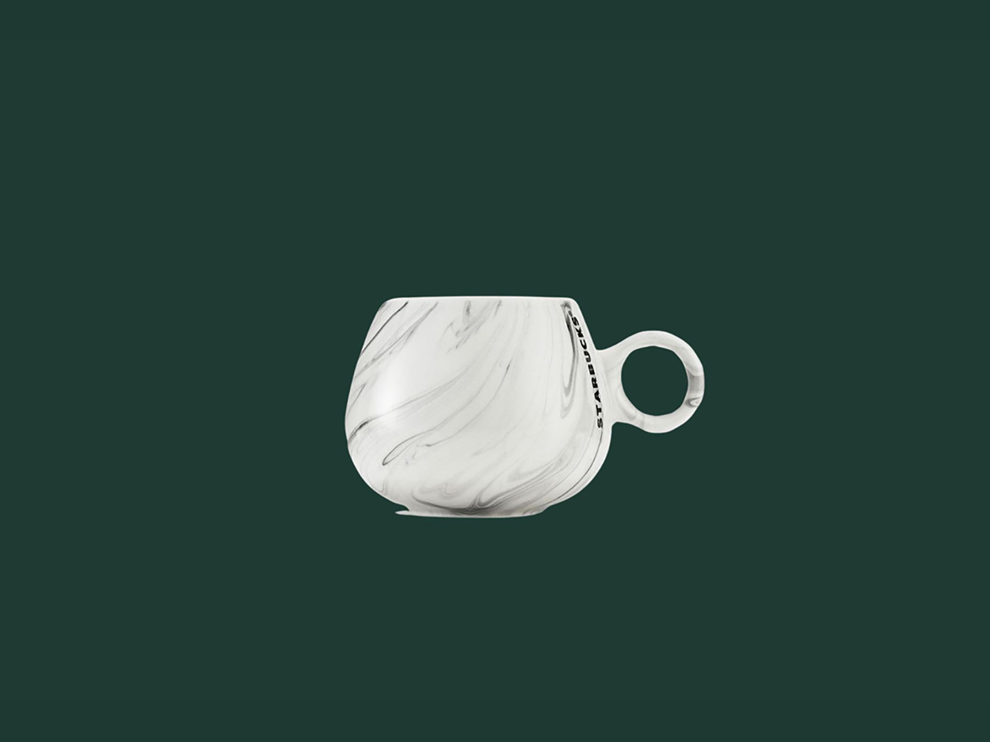 Mug Bulb Marbled 10oz