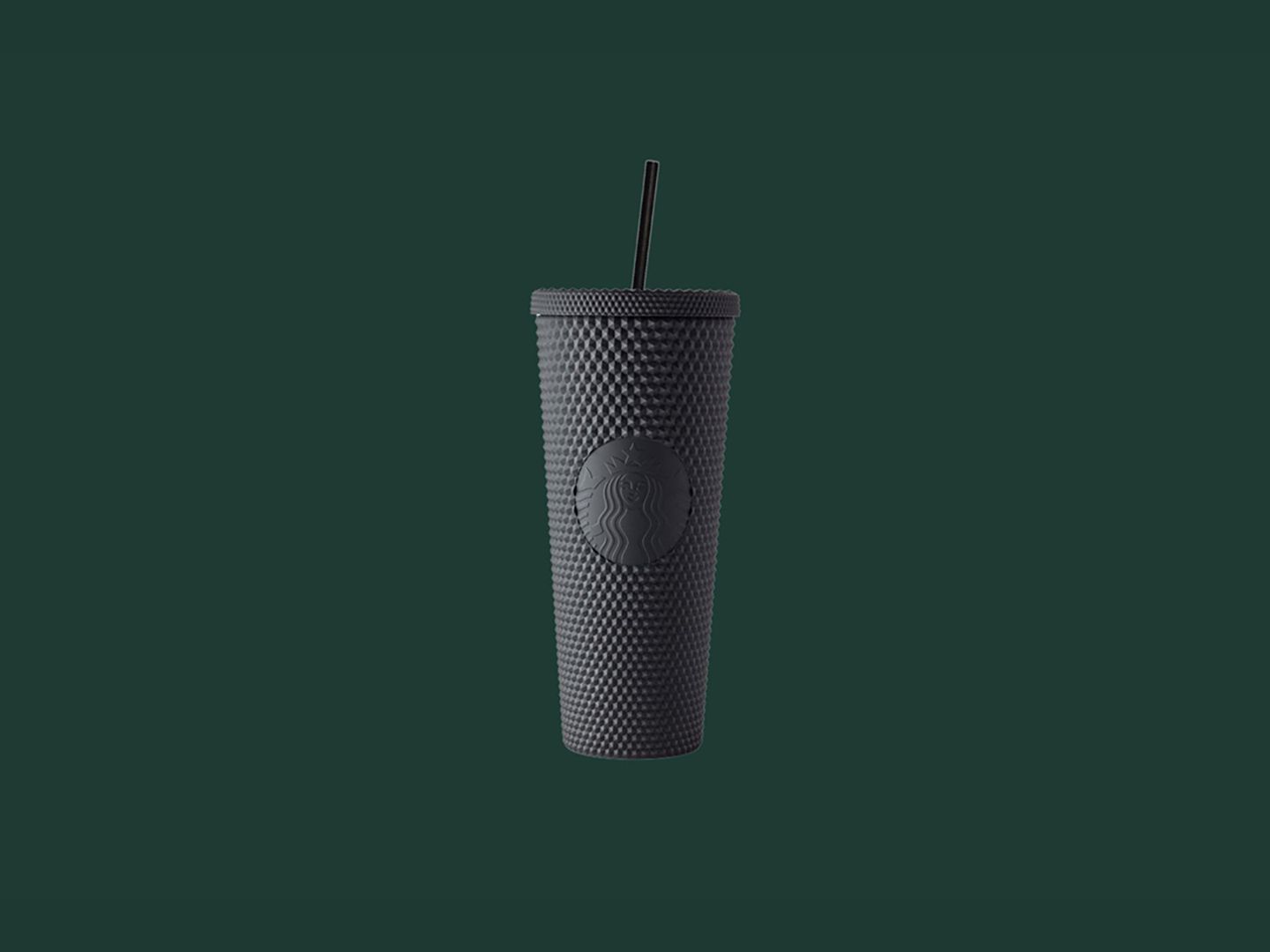 Cold Cup 24 Oz Bling Opaque Studded Black