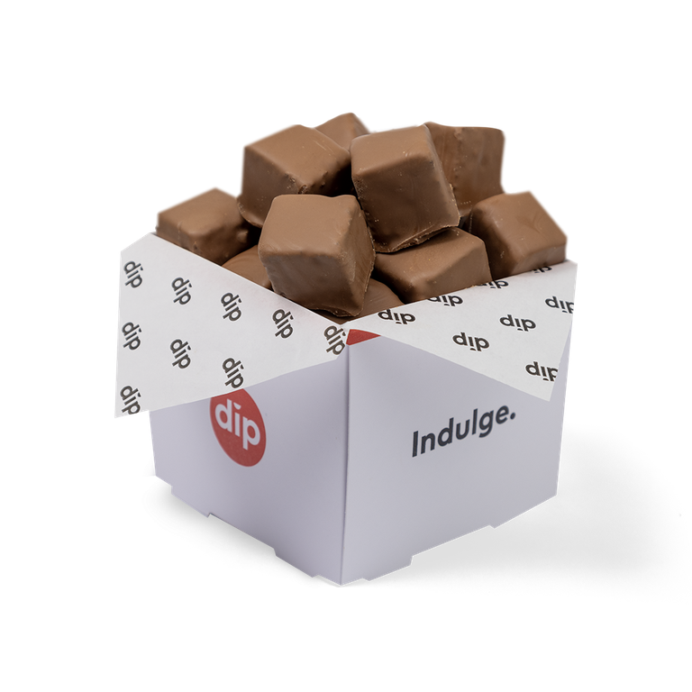 CHOCOLATE DIPPED BROWNIES