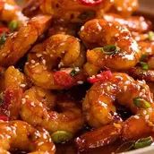 Shrimp with Shiitake Mushroom & Oyster Sauce