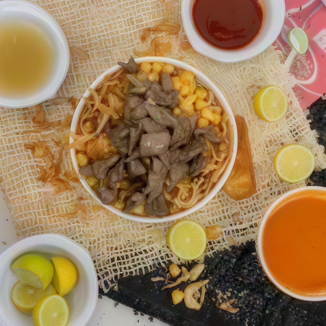 Small Koshary Box with Liver