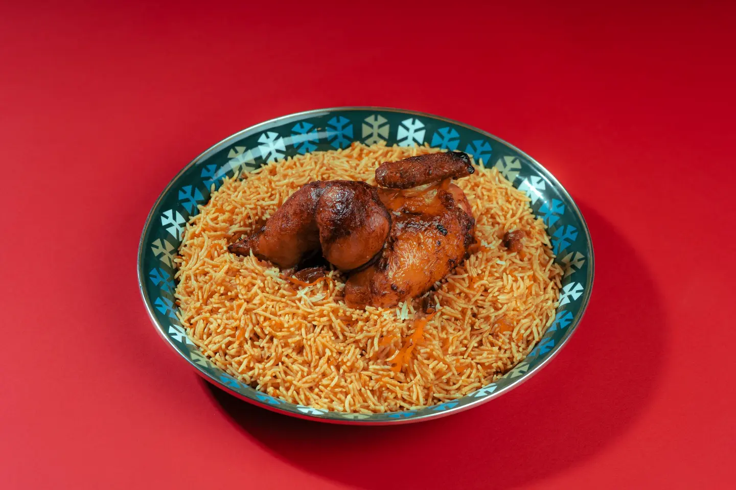 بلوف دجاج وسط