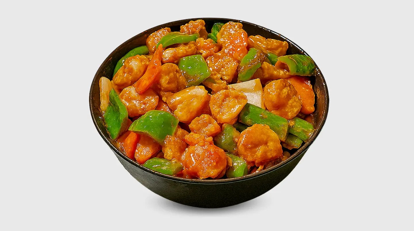 روبيان الفلفل الآخضر