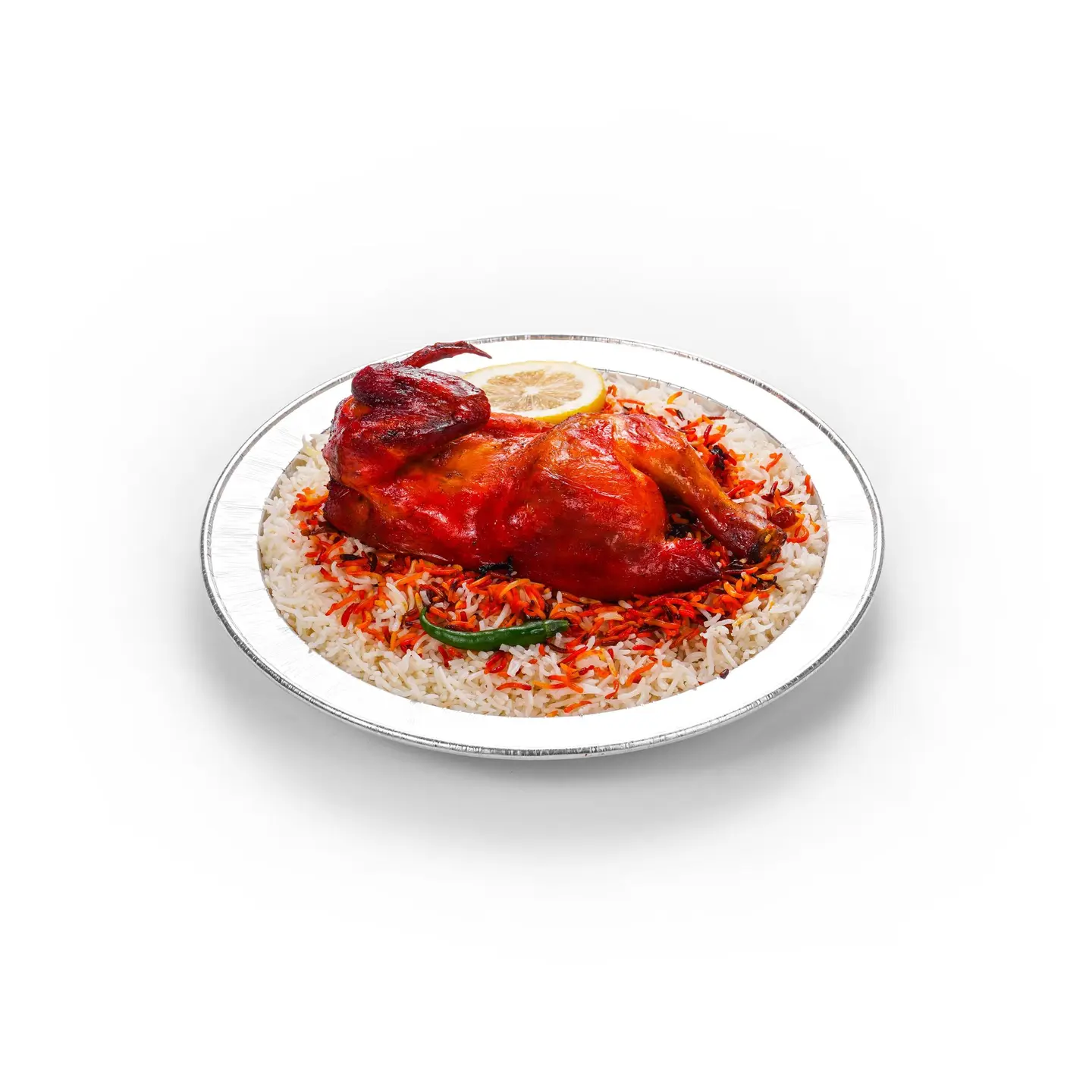 نص حبة مندي سادة