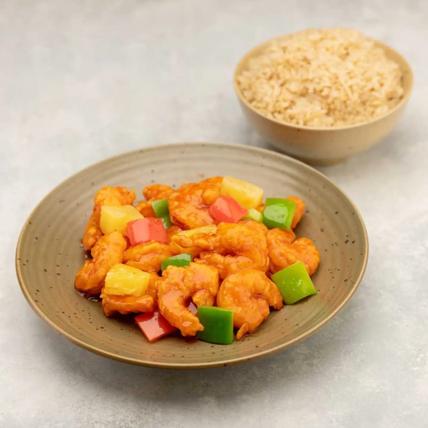 جمبري مع الصلصة الحلوة