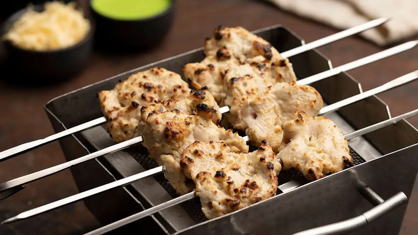 كباب دجاج بالثوم