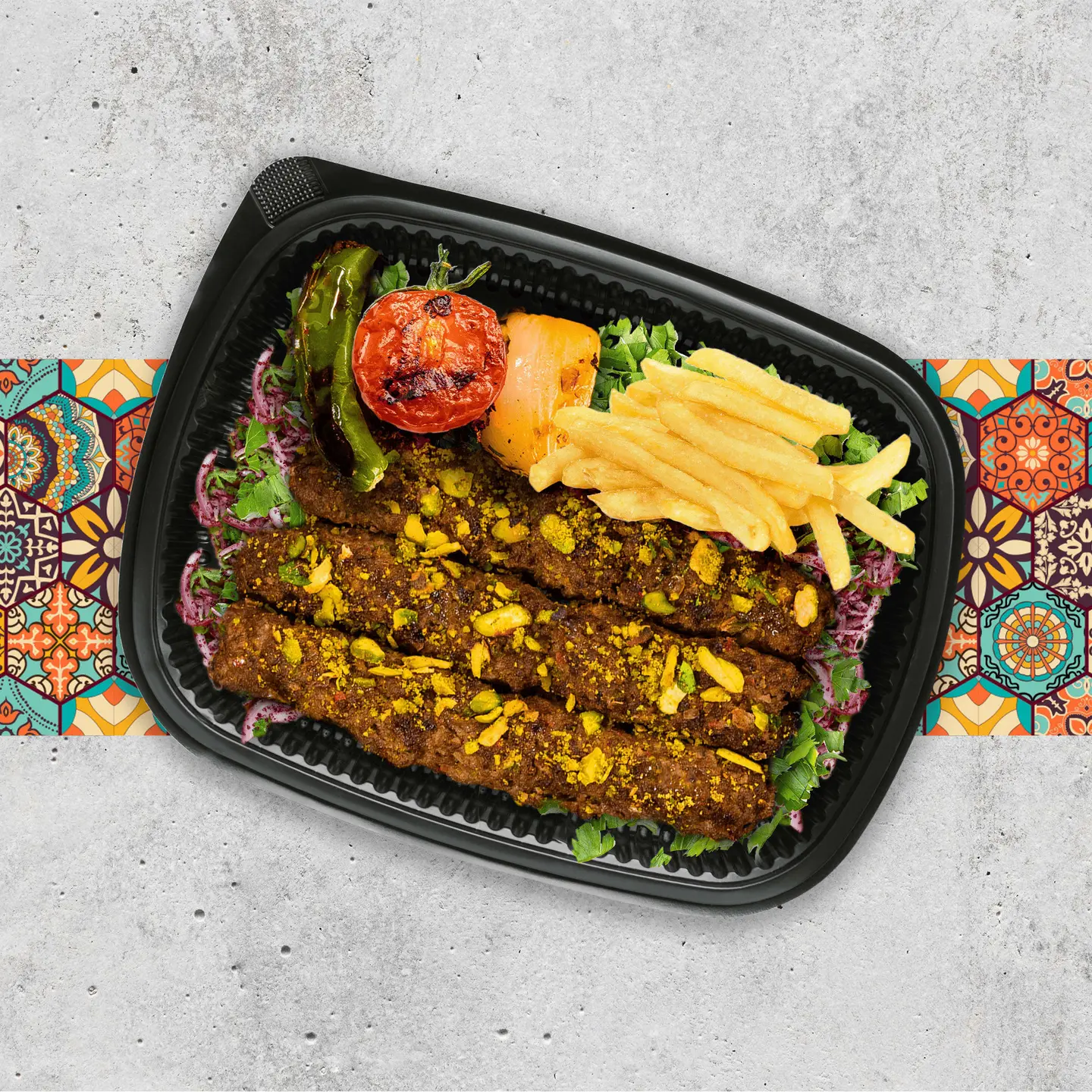 Pistachio Kebab Plate