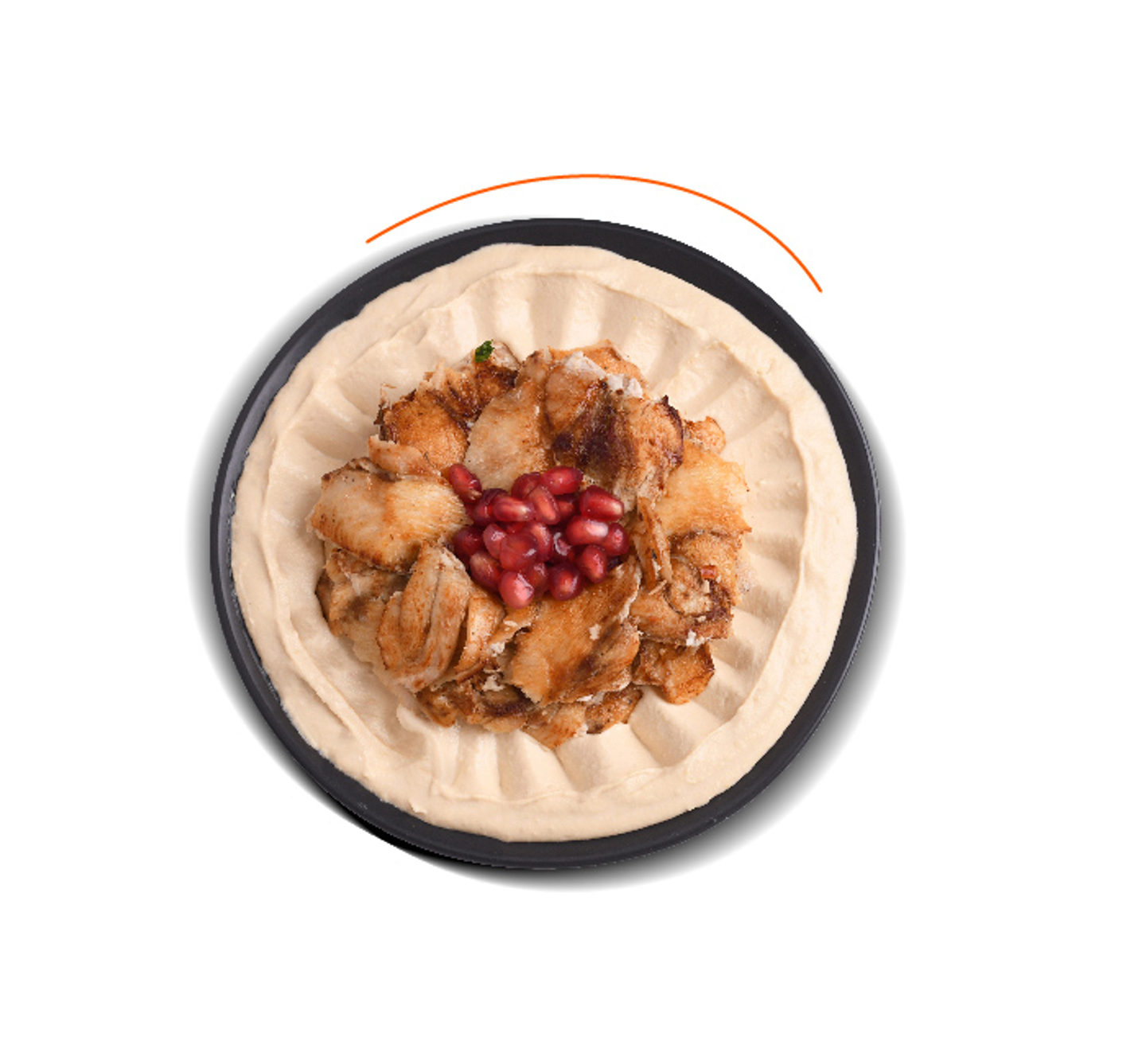 Chickpeas With Chicken Shawarma