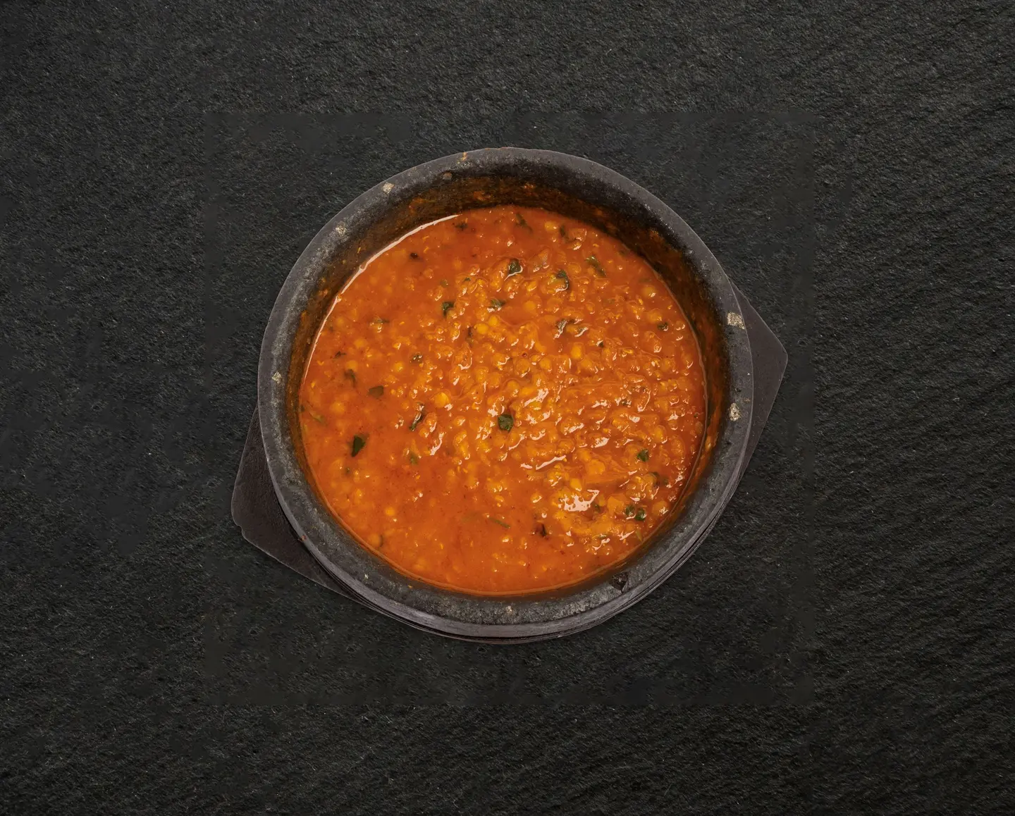 عدس طاوة بالزيت