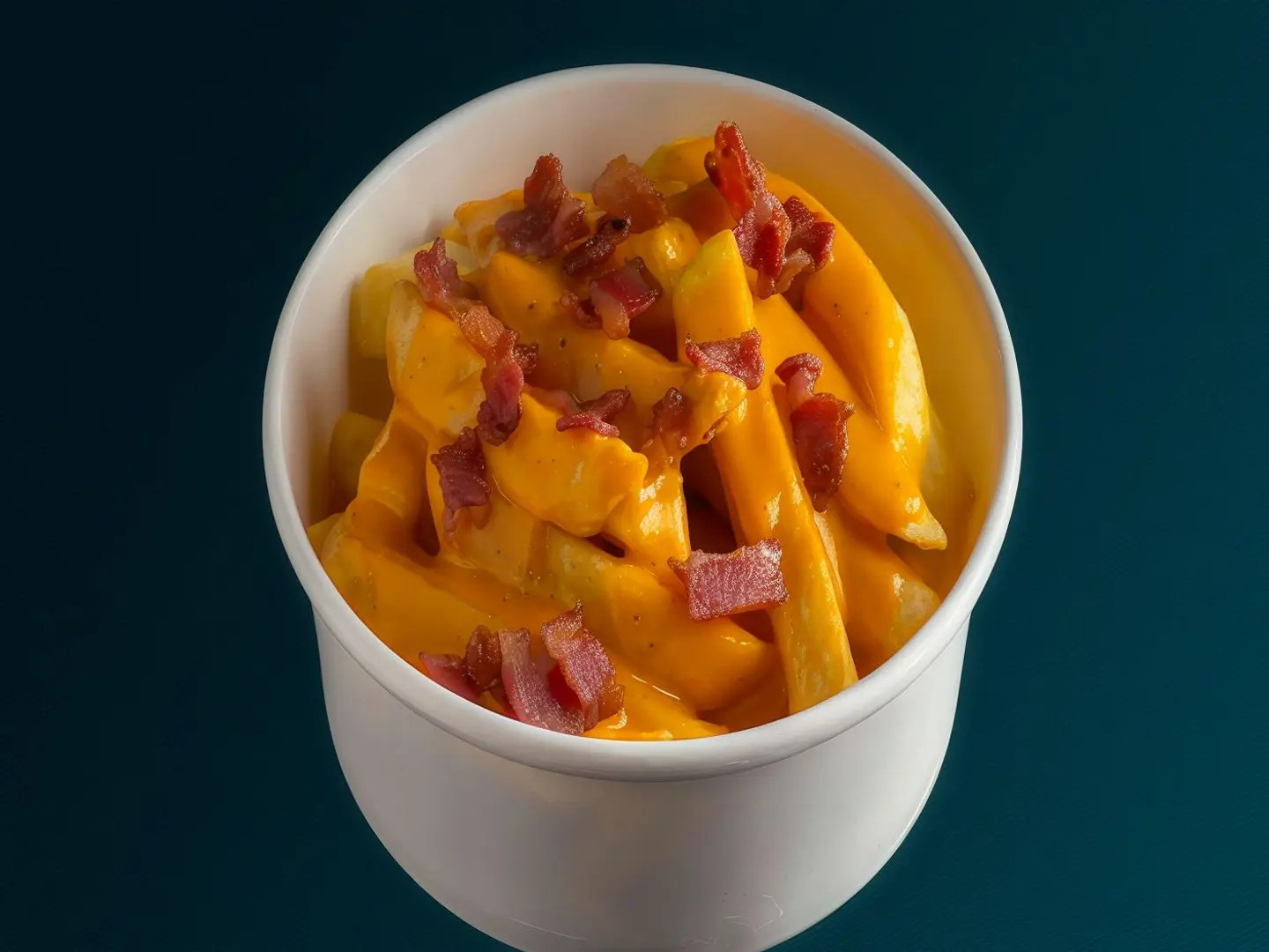 بطاطا مع لحم بيكون