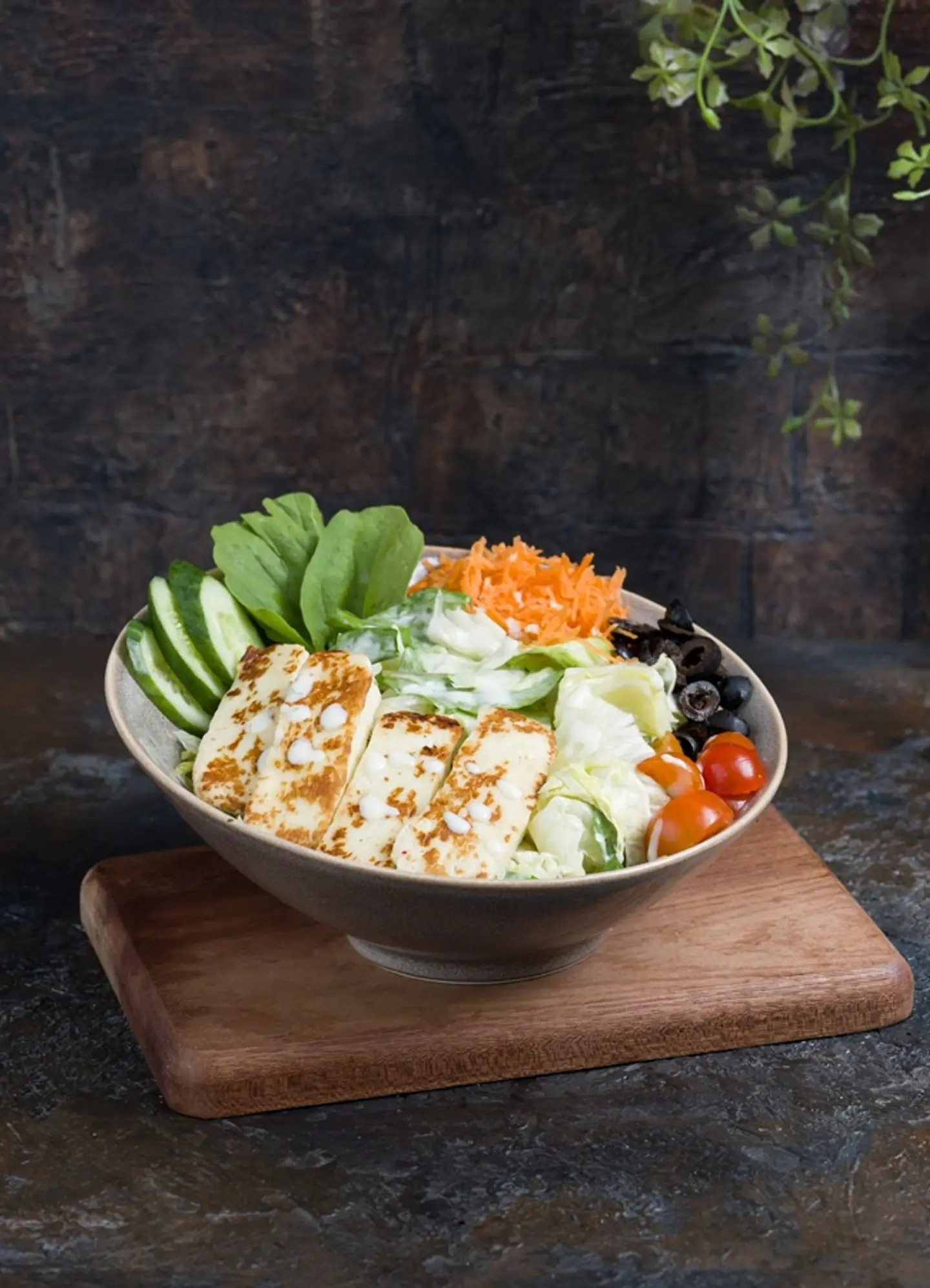 Halloumi Crispy Salad