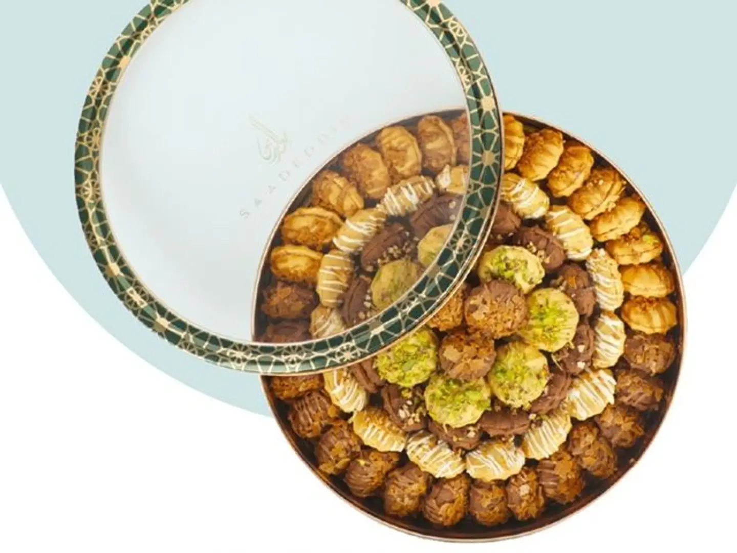 Round Egyptian Petitfour Box