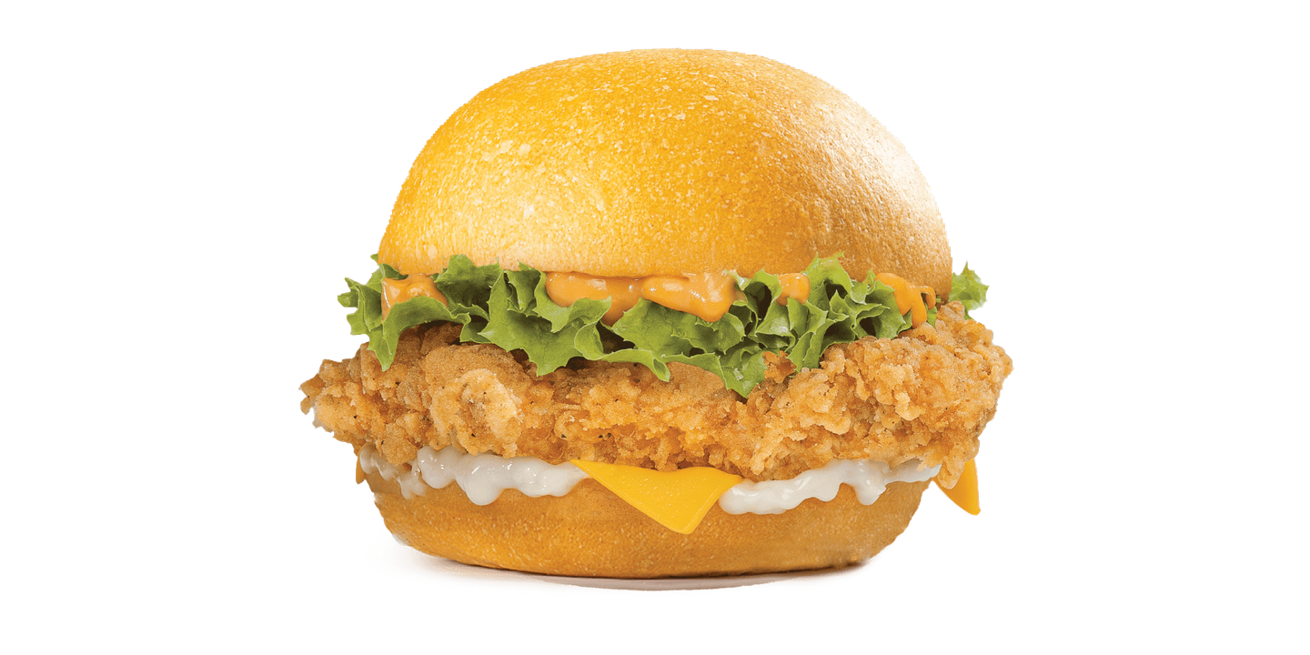 Meltizzr Fried Chicken Burger - test