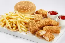 وجبة دجاج مسحب – ٧ قطع - وجبة دجاج مسحب حراق – ٧ قطع