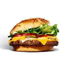 Quattro Cheese Gourmet Burger Large Meal - Quattro Cheese Gourmet Burger