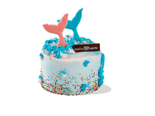 ميرميد كيك كيك دائري صغير