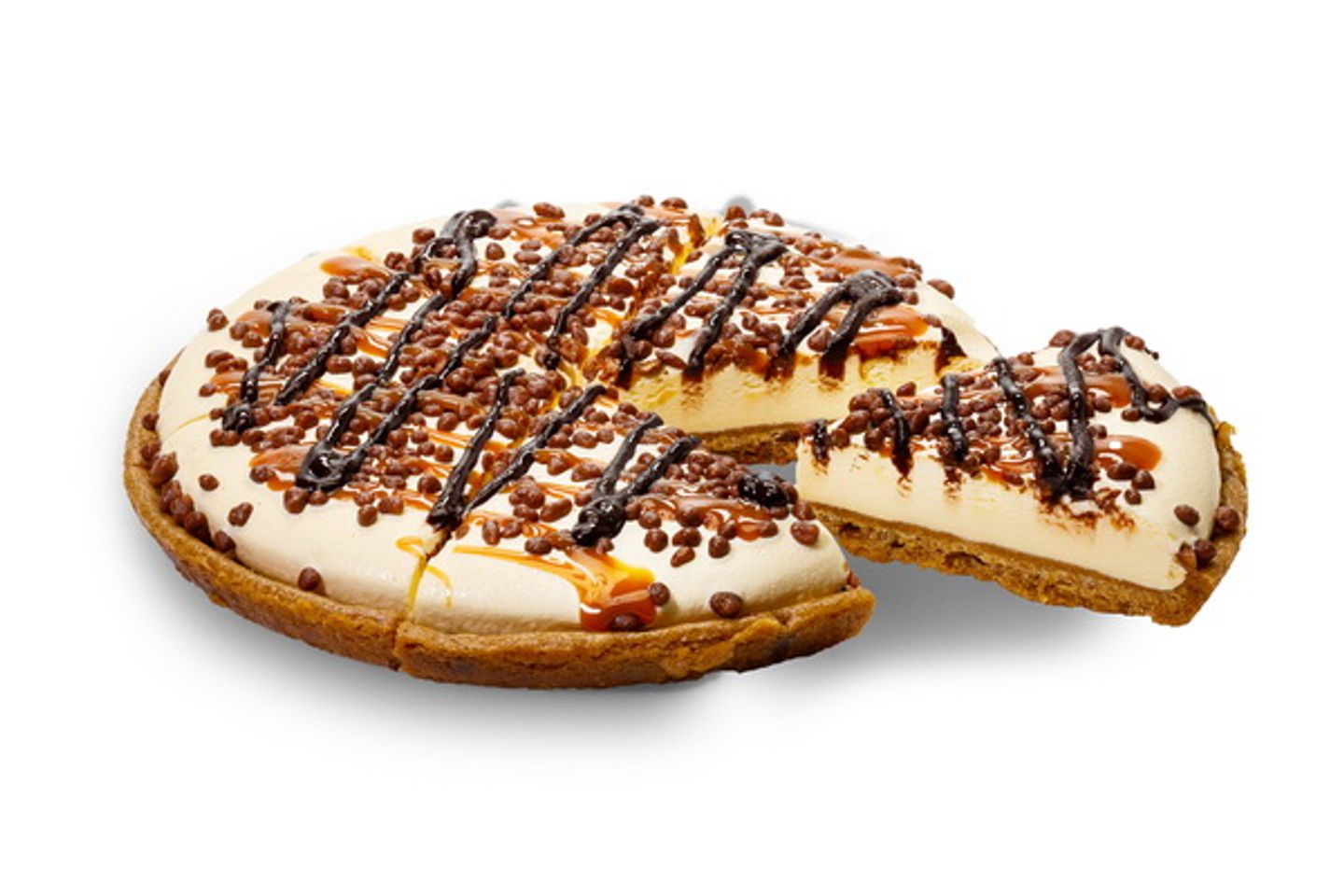 Ice Cream Pizza Caramel Honeycomb Candy Full Pizza - Single