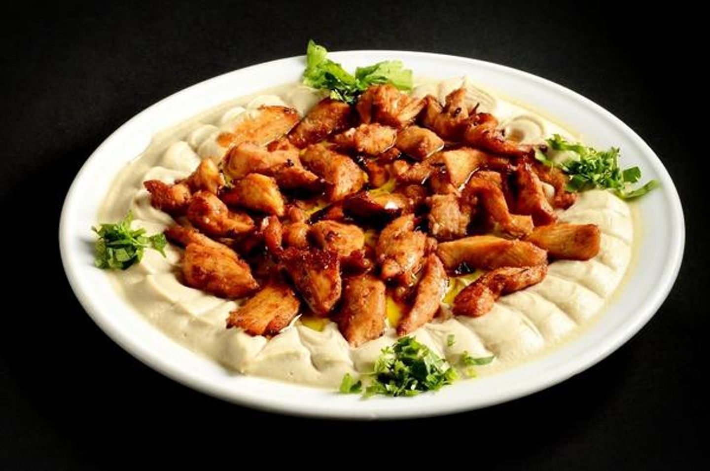 حمص بالدجاج