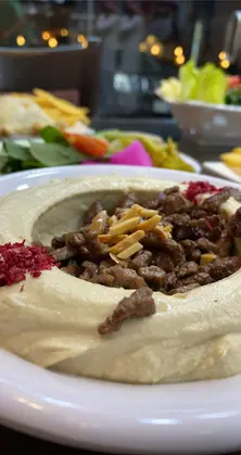 حمص باللحمه