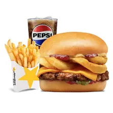 Curly Cheeseburger Combo  Medium