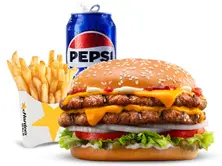 Super Star Burger Combo - Large