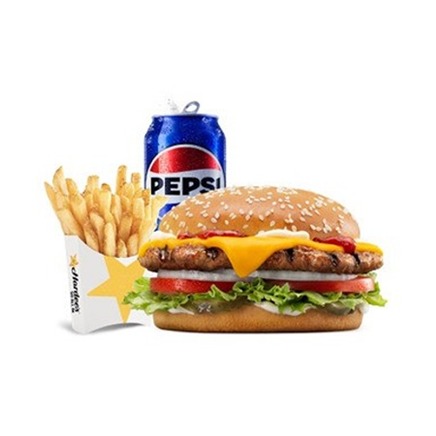 Big Deluxe Burger Combo - Large - test