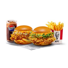 Epic Burger Duo Combo Large