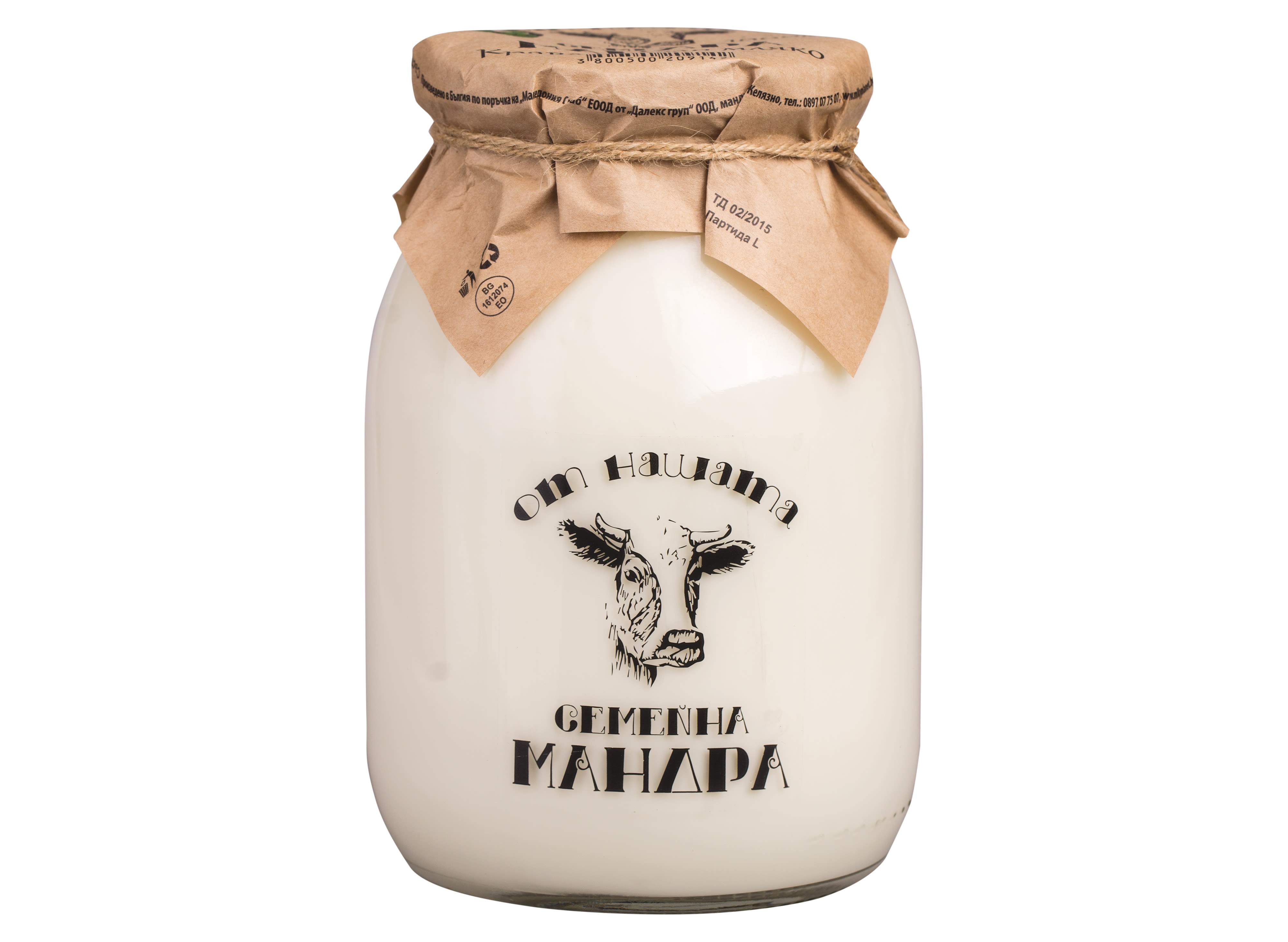 Мляко Кисело Млечна Планета 3.6%  Буркан Рп Farm