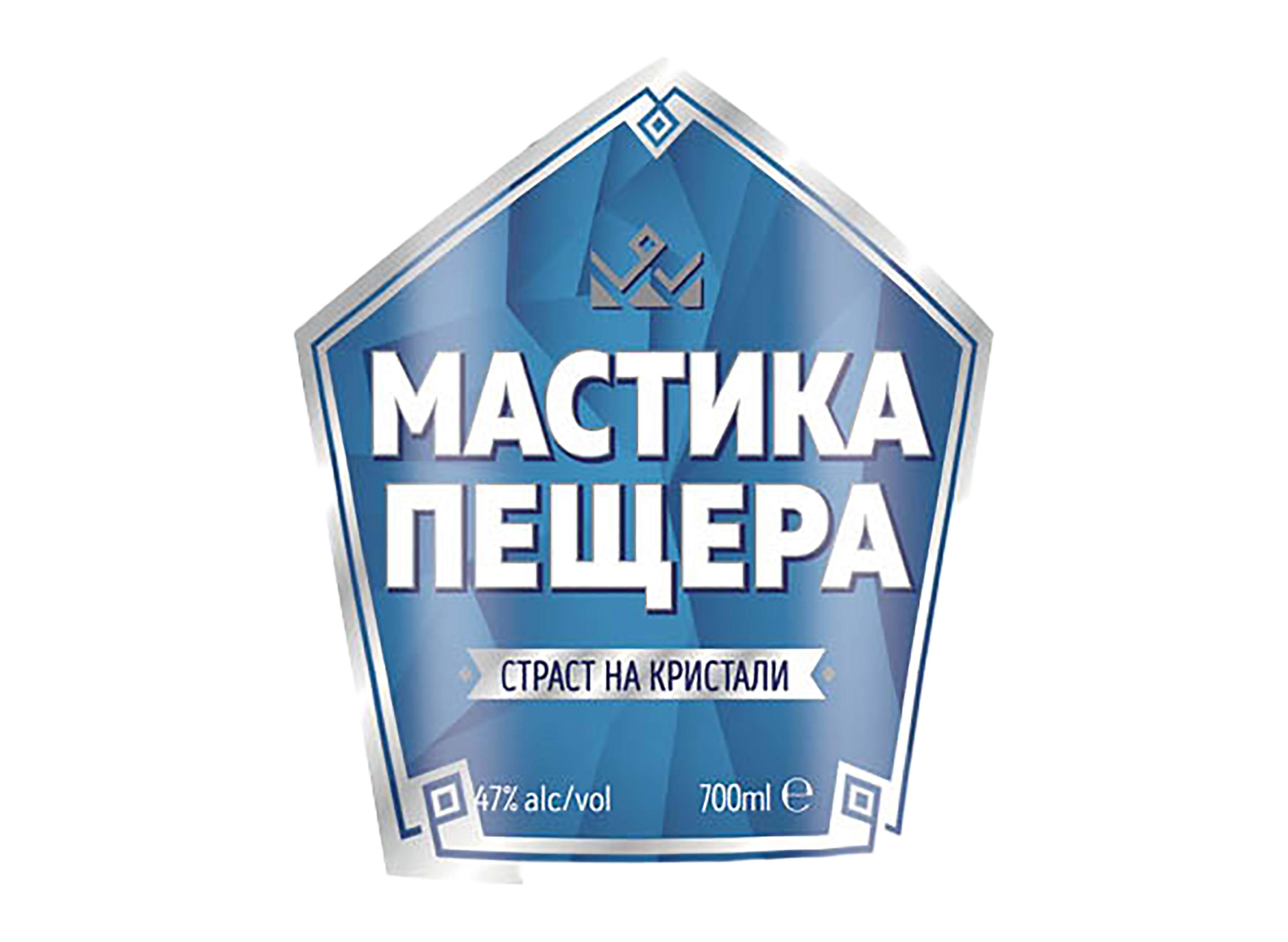 Мастика Пещера  Бутилка