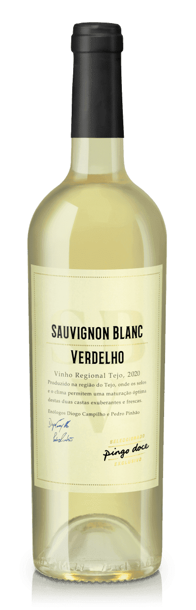 Vinho Tejo Sauvignon Blanc & Verde Pingo Doce Branco 75cl