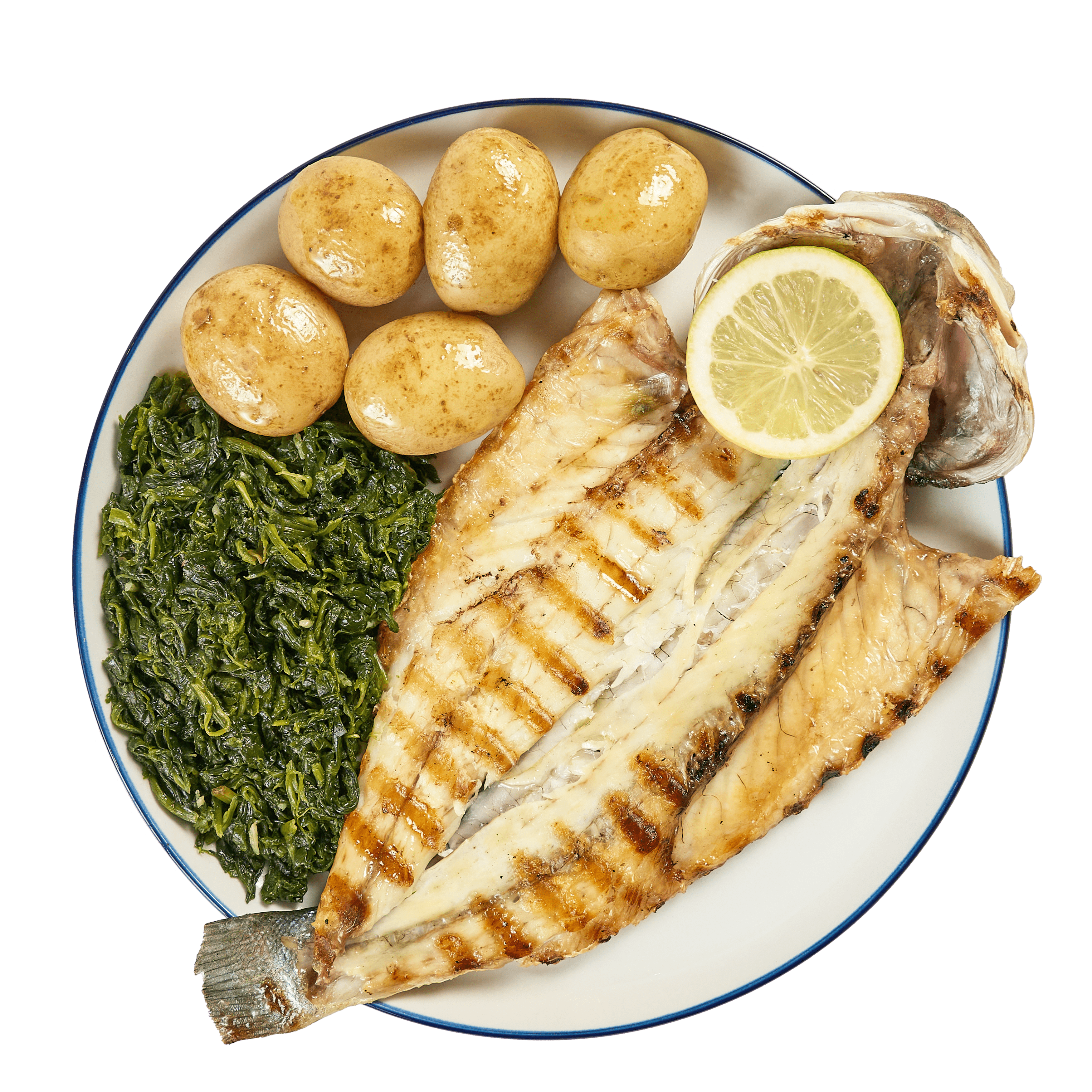 Robalo Grelhado + 2 acompanhamentos